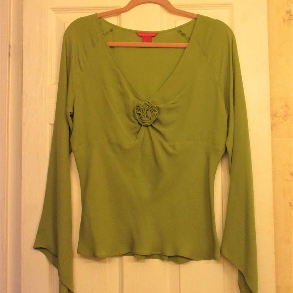 Long Sleeve V-Neck Top